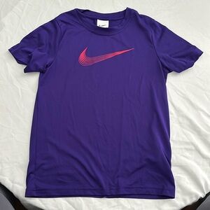 Boys, Nike dry fit T-shirt, and purple size small